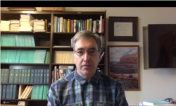 凯西·穆里根接受美国之音采访(Skype截图)