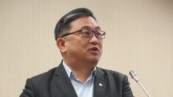 台湾执政党民进党立委王定宇(美国之音张永泰拍摄)