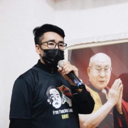 位于台北的西藏台湾人权连线理事长札西慈仁(Tashi Tsering,照片提供:札西慈仁)