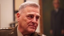 美军参谋长联席会议主席米利上将(General Mark Milley)(美国之音黎堡2020年2月26日摄)