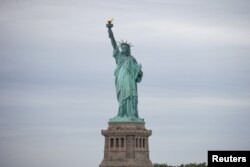 美国纽约的自由女神像