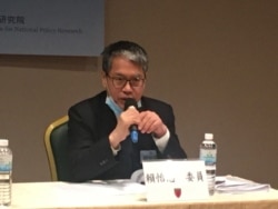 台湾智库谘询委员赖怡忠(美国之音陈筠拍摄)