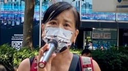 社民连主席陈宝莹表示,将来香港的学校及教育机构,谈论六四事件都可能成为“禁区” (美国之音/汤惠芸)