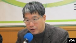 台湾智库副执行长赖怡忠(美国之音张永泰拍摄)