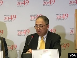 台海安全研析中心主任梅复兴(美国之音钟辰芳拍摄)