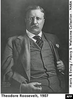 1907年时的西奥多.罗斯福总统