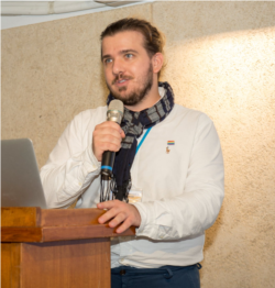 位于台北的台湾世代教育基金会研究员叶皓勤(照片提供:叶皓勤)