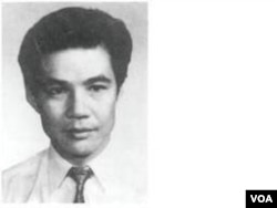 被中国政府判处无期徒刑的政治异议人士彭明 (对华援助协会)