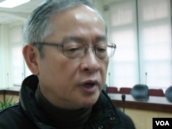 “台美国会议员联谊会”会长林郁方(美国之音申华拍摄)