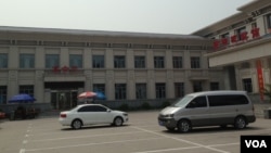 资料照片:被中共视为圣地的西柏坡的宴会厅和宾馆。(2013年7月)