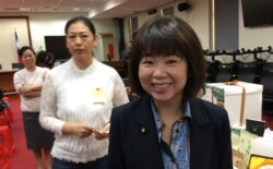 立法委员林丽婵。 (齐勇明拍摄)