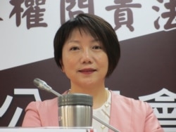 台湾民进党立委范云(美国之音张永泰拍摄)