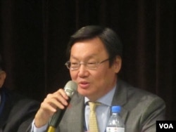 台北论坛基金会董事长苏起 (美国之音张佩芝拍摄 资料照片)