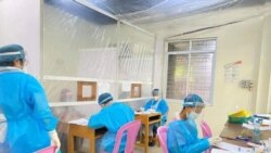 ရန်ကုန်မြို့ အလုံမြို့နယ်ရှိ Fever Clinic မြင်ကွင်း။ (ဓာတ်ပုံ - Ahlone Fever Clinic - အောက်တိုဘာ ၂၀၊ ၂၀၂၀)