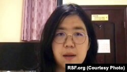 中国公民记者张展 (照片来源:无国界记者网站)