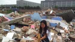 2012年7月13号从丰台拘留所放出来的李焕君发现家没了,失声痛哭