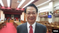台湾执政党国民党立委吕学樟(美国之音张永泰拍摄)