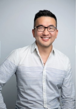 位于台北专营多元性别影视内容的本土串流平台GagaOOLala执行长林志杰。 (照片提供:林志杰)