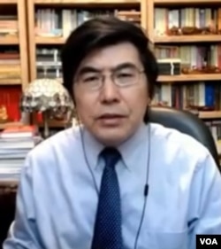 纽约城市大学政治学教授夏明博士。(美国之音资料照)