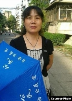 刘萍参与新公民运动(网络图片)