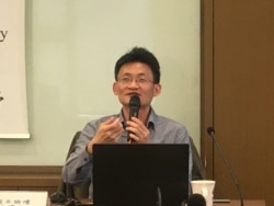 台湾中研院社会所研究员林宗弘。(陈筠摄)