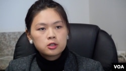 王婧律师 (美国之音国符拍摄)