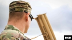 美军部署在关岛的萨德反导系统(美国陆军资料照)