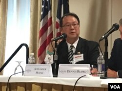 台湾淡江大学战略研究所教授黄介正 (美国之音钟辰芳拍摄)