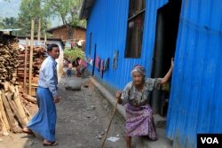 难民营的饮用水问题亟待解决,卫生状况堪忧。(美国之音朱诺拍摄,2015年3月17日)