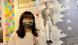 80后的香港支联会副主席邹幸彤表示,佩服司徒华当年在香港组织社运的能力,希望现今的年轻人传承司徒华留下的社运火种(美国之音/汤惠芸)