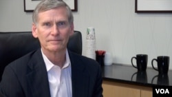 德汇律师事务所律师托马斯•戈曼(美国之音 郁岗拍摄)