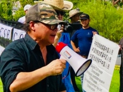 中国民主党洛杉矶委员会主席陈维明资料照。(美国之音,2019年9月)