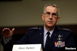 美国战略司令部司令海滕上将(资料照)