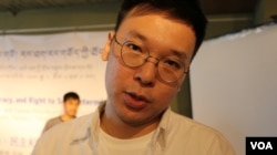 台湾太阳花运动领导人林飞帆 (申华拍摄)