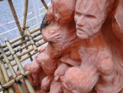 “国殇之柱”被视为六四最后象征。(照片提供:高志活)