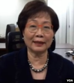 台湾中央研究院欧美研究所兼职教授裘兆琳 (美国之音,2021年6月资料照)