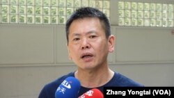 台湾在野党国民党立委林为洲(美国之音张永泰拍摄)