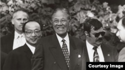 李登辉访问母校康奈尔大学 (图片来源:康奈尔大学)