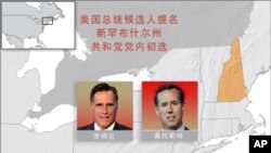 图为在新罕布什尔州交战的美国共和党总统侯选人六名竞争者(下排左一为洪博培)资料照