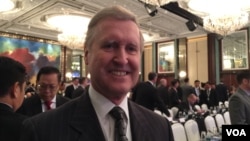 前美国防部长科恩(美国之音莉雅拍摄)