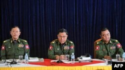 ၂၀၁၉ ဖေဖော်ဝါရီ တုန်းက တပ်မတော် သတင်းစာရှင်းလင်းပွဲလုပ်စဉ်