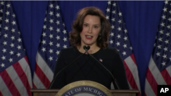 民主党对国情咨文演说的回应人: 密西根州州长格雷琴·惠特默