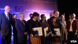 Schuman လူ့အခွင့်အရေးဆု မြန်မာလှုပ်ရှားသူ ၃ ဦးရရှိ