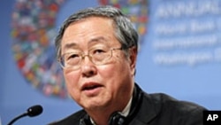 中国中央银行行长周小川(资料照)