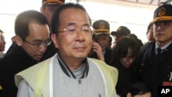 FILE - Taiwan's former president Chen Shui-bian.
