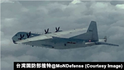 中国运八反潜机(照片来源:台湾国防部推特@MoNDefense)