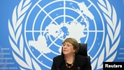 资料照:联合国人权事务高级专员巴切莱特