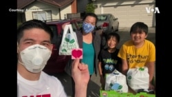 周末的华裔外卖小哥 助中国城餐馆渡难关 周末的华裔外卖小哥 助中国城餐馆渡难关