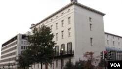 资料照片:位于华盛顿的美国贸易代表办公室。