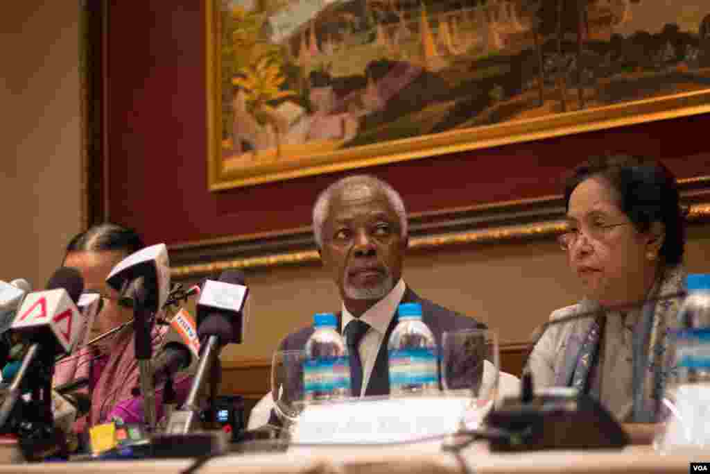 kofi annan Presser
